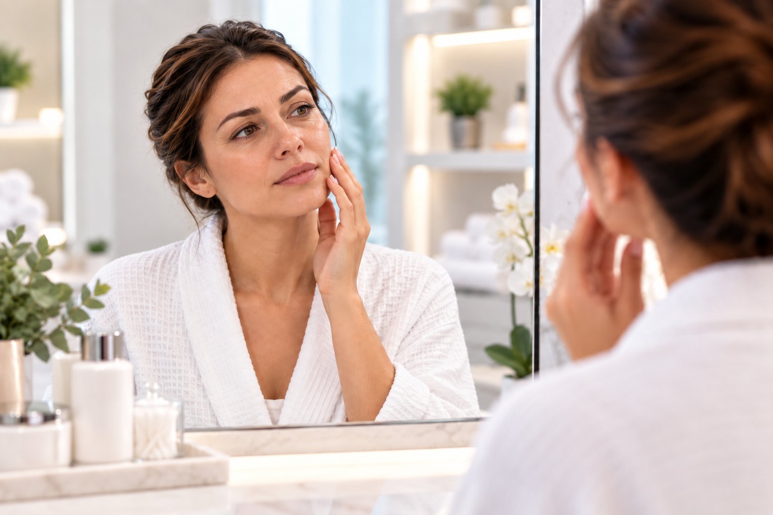 choosing a MedBeautyLA facial at in downtown L.A.